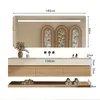 Set lavabo sospeso - Pietra sinterizzata - Effetto Anteprima dell’immagine prodotto 7