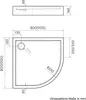 AQUABAD Duschwanne/Duschtasse Elegana mit LeakProtect Produktbild-Vorschau 6