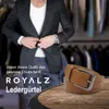 ROYALZ "Richmond" Ledergürtel Herren aus robusten 4mm Produktbild-Vorschau 5