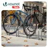 VOUNOT® Stojan na bicykle pre 4 bicykle, montáž na podlahu Náhľad obrázku produktu 2