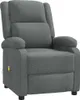vidaXL Massagesessel Dunkelgrau Stoff Produktbild-Vorschau 1