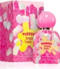 A perfume bottle and its packaging, both decorated with a pink and white marshmallow theme. Náhľad obrázku produktu