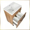 Stamar | Armoire de salle de bains, sous lavabo, chêne Voir les images du produit 2