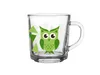 6 Tassen Motiv Eule Becher Geschirr Glas Henkel 220 ml Produktbild-Vorschau 5