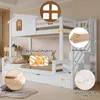 Poschodová posteľ pre deti, rozmery 90x200 alebo 120x200, Náhľad obrázku produktu 4