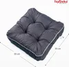 TexDeko® Loungekissen Gartenpolster Set mit Rückenkissen Produktbild-Vorschau 4