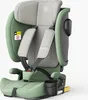 A studio shot of a green and gray child car seat. Náhled obrázku produktu