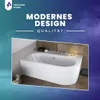 VBChome Eckbadewanne Acryl 170x75cm Set Schürze Siphon Produktbild-Vorschau 10