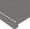 vidaXL Kopfteile 2 Stk. Dunkelgrau 100x5x78/88 cm Stoff -  Produktbild-Vorschau 5