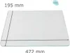 Kühlschrank Einlegeboden - Strukturglas Kathedral 4 mm - 2 Produktbild-Vorschau 1
