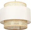 BELIANI Hängelampe beige / natürlich Baumwolle Rattan Boho Produktbild-Vorschau 1
