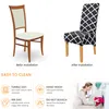4 Pack Stretch Chair Covers Washable Seat Cover Chair Náhled obrázku produktu 10