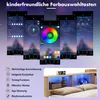 Merax Kinderbett 140x200cm mit LED und USB, Holzbett mit Produktbild-Vorschau 7