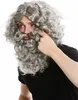 WIG ME UP Perücke Bart Vollbart Grau Prophet Magier Produktbild-Vorschau 3