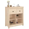 vidaXL Kredens 70x35x80 cm lite drewno sosnowe Podgląd zdjęcia produktu 6