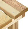 vidaXL Gartenbank 140 cm Imprägniertes Kiefernholz Produktbild-Vorschau 4