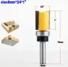 4Stk 8mm Schaft Bündigfräser Kopierfräser Oberfräser Produktbild-Vorschau 5