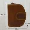 Elegante kleinere Damen Leder Geldbörse in halbrund mit Produktbild-Vorschau 3