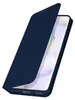 A dark blue flip case for a smartphone is shown diagonally against a white background. Náhľad obrázku produktu