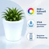 MasterLED Blumentopf LED Ø38cm RGB IP44, Beleuchteter Produktbild-Vorschau 3