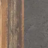 Detailaufnahme der Schreibtisch NETBOB Tischplatte mit Old Wood Vintage Oberflaeche und Beton-Seitenflaeche. Produktbild-Vorschau