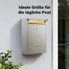 Cassetta postale Wiltec V10 in acciaio inox 260 x 90 x 350 Anteprima dell’immagine prodotto 14