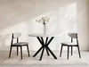 Runder Ausziehbarer Esstisch - Loft Style Tisch mit Produktbild-Vorschau 1