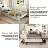 Letto matrimoniale 90 x 200 cm con 2 cassetti, testiera LED Anteprima dell’immagine prodotto 4