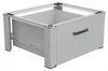 HAGO24 Waschmaschinenuntergestell 63x54x31,5cm Weiß Stahl Produktbild-Vorschau 1