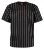 Karl Kani Small Signature Pinstripe Kurzarm-t-shirt Schwarz Produktbild-Vorschau 5