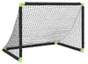 vidaXL Fußballtor für Kinder Klappbar Schwarz 90x64x64 cm Produktbild-Vorschau 1