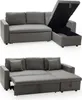 Ecksofa, umwandelbar, Kunstleder CLARK, 3-Sitzer, Produktbild-Vorschau 2