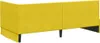 vidaXL Rohový rám postele s čelom žltý 90 cm x 200 cm zamat Náhľad obrázku produktu 7