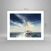 Poster - Poster ohne Rahmen - Segeln Yacht Reise - 50x40 cm Produktbild-Vorschau 4