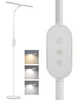 A white LED floor lamp with a dual-head design and a touch-sensitive control panel. Podgląd zdjęcia produktu