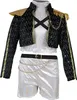 Kinder Kpop Golden Hunter Kostüm Set mit glitzernder Jacke, Produktbild-Vorschau 3