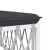 vidaXL 8-tlg. Garten-Lounge-Set mit Kissen Weiß Stahl -  Produktbild-Vorschau 14