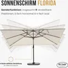 Sonnenschirm 3m x 4m, Aluminium; UV-Schutz; inkl. Produktbild-Vorschau 5
