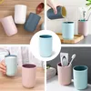 4er Set Zahnputzbecher Kunststoff 330ml matt Produktbild-Vorschau 6