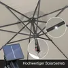 Jayseuw slunečník s LED osvětlením Ø350cm světelný Náhled obrázku produktu 4
