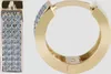 375/- Gold "Leyla" Klapp-Creolen mit Zirkoniabesatz, 9 Produktbild-Vorschau 2