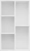 vidaXL Bücherregal/Sideboard Weiß 50x25x80 cm Holzwerkstoff Produktbild-Vorschau 4