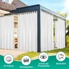 Outdoor Vorhang Extra Breite Wasserdicht Sonnenschutz Produktbild-Vorschau 2
