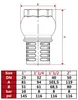 Messing-Rückschlagventil 6/4" mit Messingkorb Produktbild-Vorschau 2
