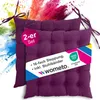 sada 2 polštářů na sezení 16bodové prošívání 40x40 cm Náhled obrázku produktu 1