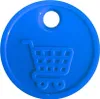 CombiCraft Jeton de caddie bleu / format 50 centimes - 100 Voir les images du produit 2