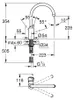 GROHE 32661DC3, Wastafel voor de badkamer Productafbeelding-voorbeeld 2