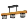 ZMH Deckenlampe Holz 3 flammig E14 Deckenleuchte Produktbild-Vorschau 9