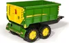 A toy tractor trailer with the John Deere logo. Produktbild-Vorschau