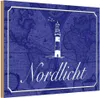 vianmo Holzschild 12x18 cm Nordlicht Meer Leuchtturm Europa Produktbild-Vorschau 1